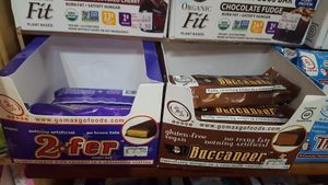 Vegan twix (2fer) vegan three musketeers (buccaneer) at The Good Earth Natural Foods in Indianapolis