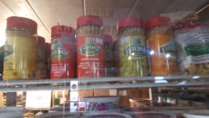 Vegan parmesan at The Good Earth Natural Foods in Indianapolis