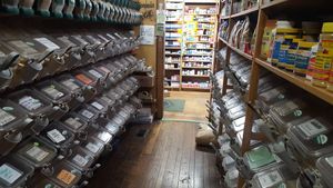 Nuts, chocolates, grains, dried fruits, at The Good Earth Natural Foods in Indianapolis