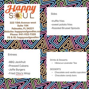 Friday Lunch Specials!!!!!! Come see me!!!  at Happy Soul in Palmetto