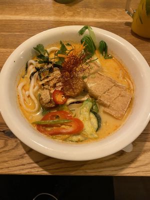 Coconut Pho with tofu  at Viet Next Door in Berlin