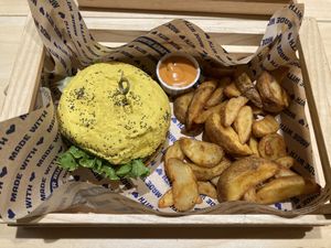 Spicy Cecio at Flower Burger in Rome