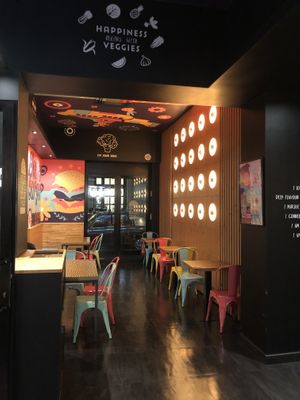 Interior  at Flower Burger in Rome