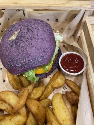   at Flower Burger in Rome