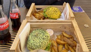   at Flower Burger in Rome