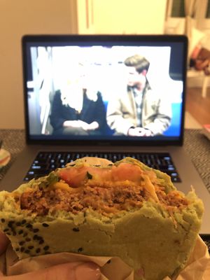   at Flower Burger in Rome