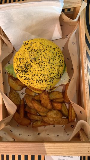   at Flower Burger in Rome