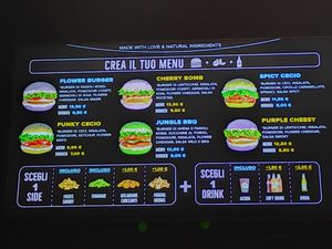  at Flower Burger in Rome