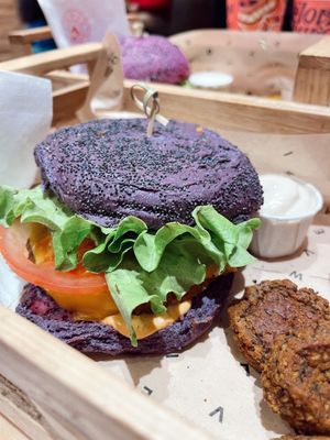   at Flower Burger in Rome