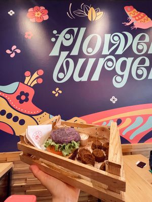   at Flower Burger in Rome