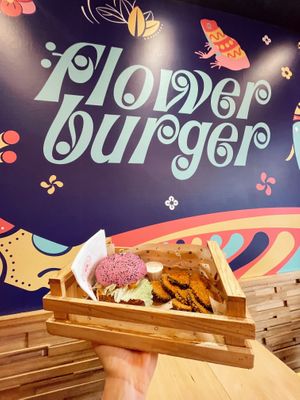   at Flower Burger in Rome