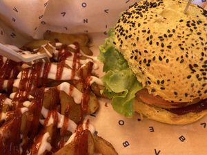   at Flower Burger in Rome