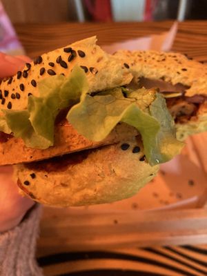   at Flower Burger in Rome