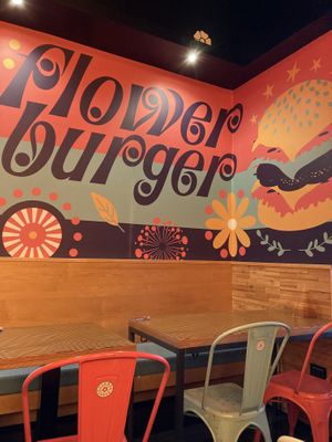 Cute/colorful vibes!  at Flower Burger in Rome