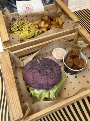   at Flower Burger in Rome