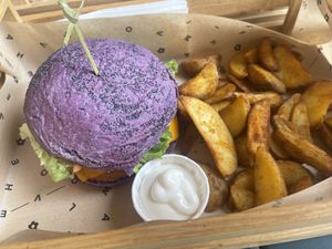   at Flower Burger in Rome