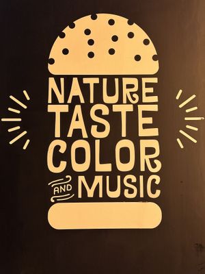   at Flower Burger in Rome