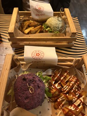   at Flower Burger in Rome