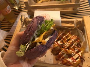   at Flower Burger in Rome