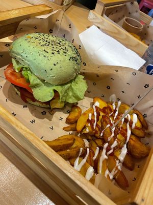   at Flower Burger in Rome