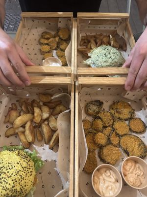   at Flower Burger in Rome