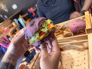   at Flower Burger in Rome