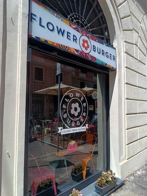  at Flower Burger in Rome
