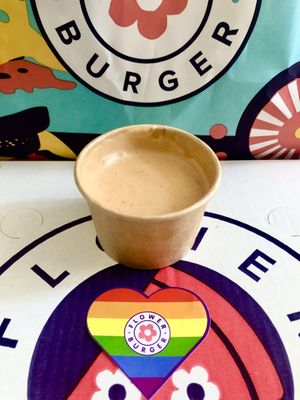 Wild sauce  at Flower Burger in Rome