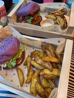   at Flower Burger in Rome