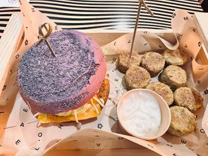   at Flower Burger in Rome