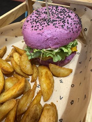   at Flower Burger in Rome