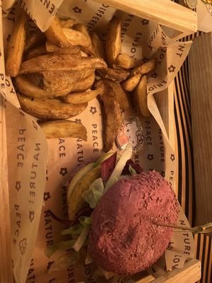 Hello Kitty menu  at Flower Burger in Rome