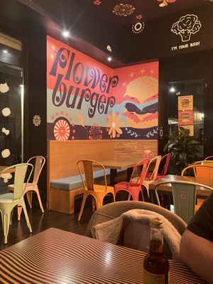 Restaurant  at Flower Burger in Rome