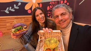  at Flower Burger in Rome