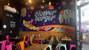   at Flower Burger in Rome