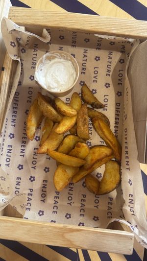   at Flower Burger in Rome