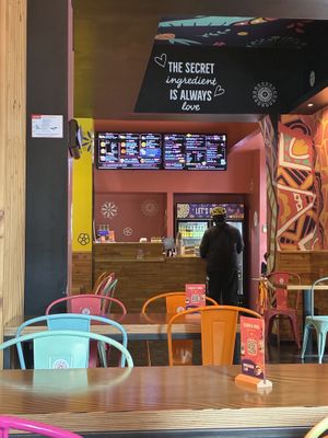   at Flower Burger in Rome