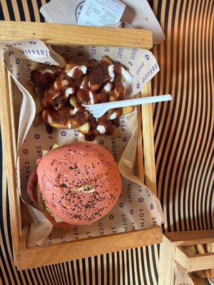   at Flower Burger in Rome