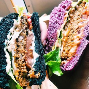 Double at Flower Burger in Rome