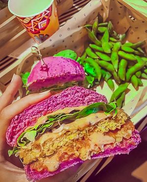 Menu Edamame at Flower Burger in Rome