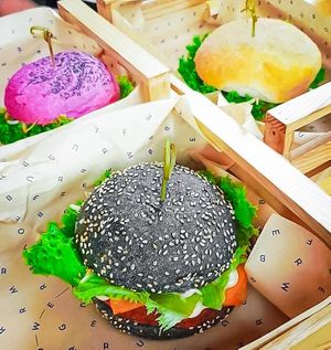 take away at Flower Burger in Rome