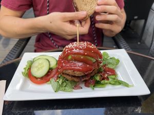 shrek’s guilty pleasure, no cheese  at Blushing in Amsterdam