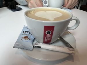 Cappuccino  at Blushing in Amsterdam