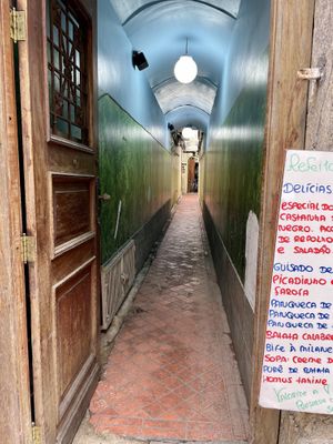 Entrance at Refeitorio Organico in Rio De Janeiro
