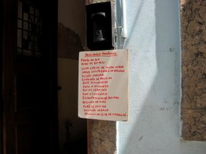 Menu at Refeitorio Organico in Rio De Janeiro