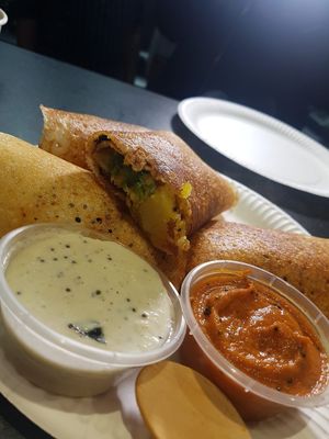 Masala Dosa at Amma Express in Crawley