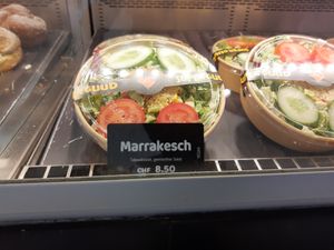 Marrakesch salad at Superguud in Zurich