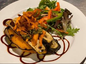 Vegie stack (photo by Sasha L'armour) at The Full Moon Saloon in Woodend