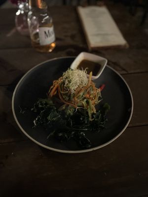 Japanese Ajillo  at Noru in Bacalar