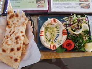 The tomato is so cute!!🌹 at Asalam Restaurant in Jeju